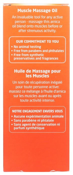 Muscle Massage Oil w/ Arnica, 3.4 fl oz