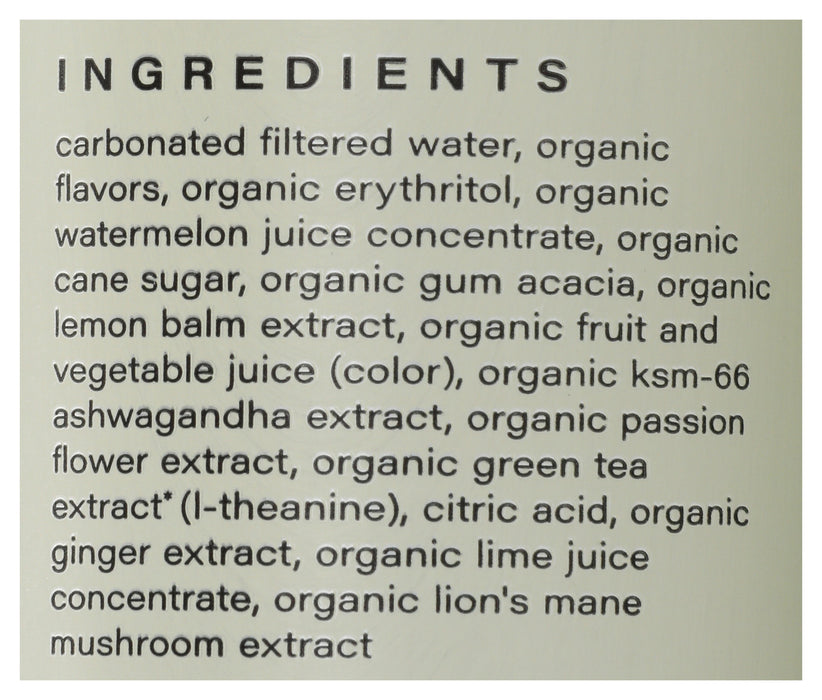 Non-Alcoholic Functional Seltzer 4pk, Watermelon Lime, 4/12 fl oz