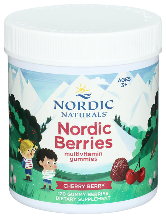 Nordic Berries Multivitamin, Cherry Berry, 120 gummy