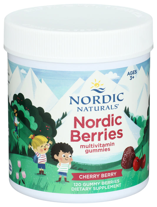 Nordic Berries Multivitamin, Cherry Berry, 120 gummy