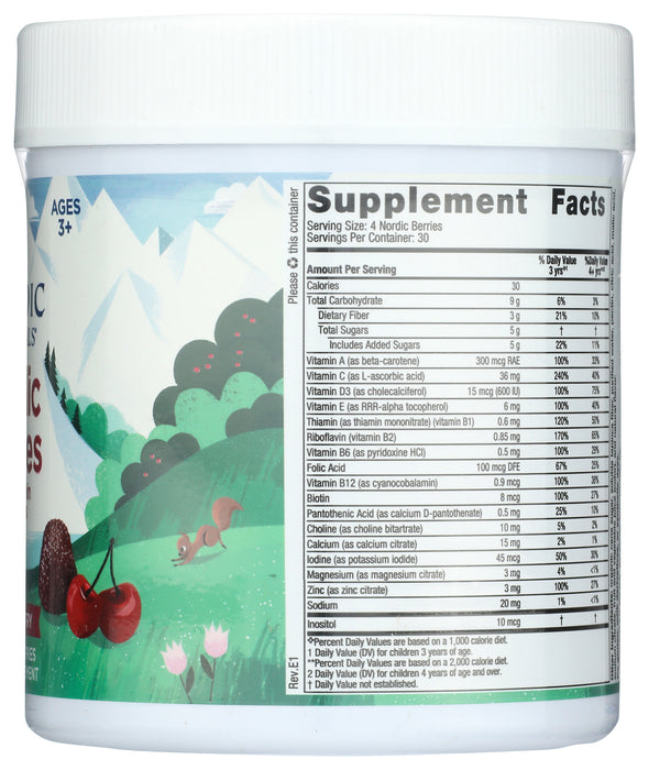 Nordic Berries Multivitamin, Cherry Berry, 120 gummy