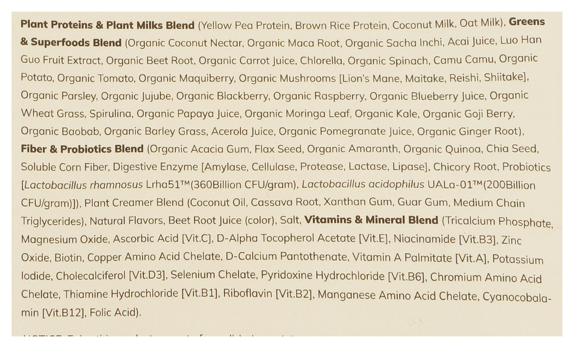 Nutrition Shake, Coconut Acai, 15.3 oz
