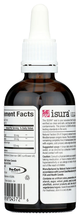 Oil of Oregano 30mg, Org, 2 fl oz