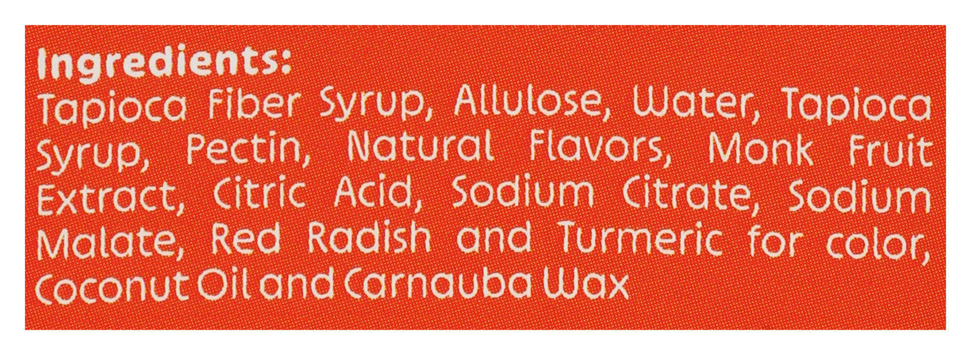 Orange Peach Gummy Candy, 1.8 oz