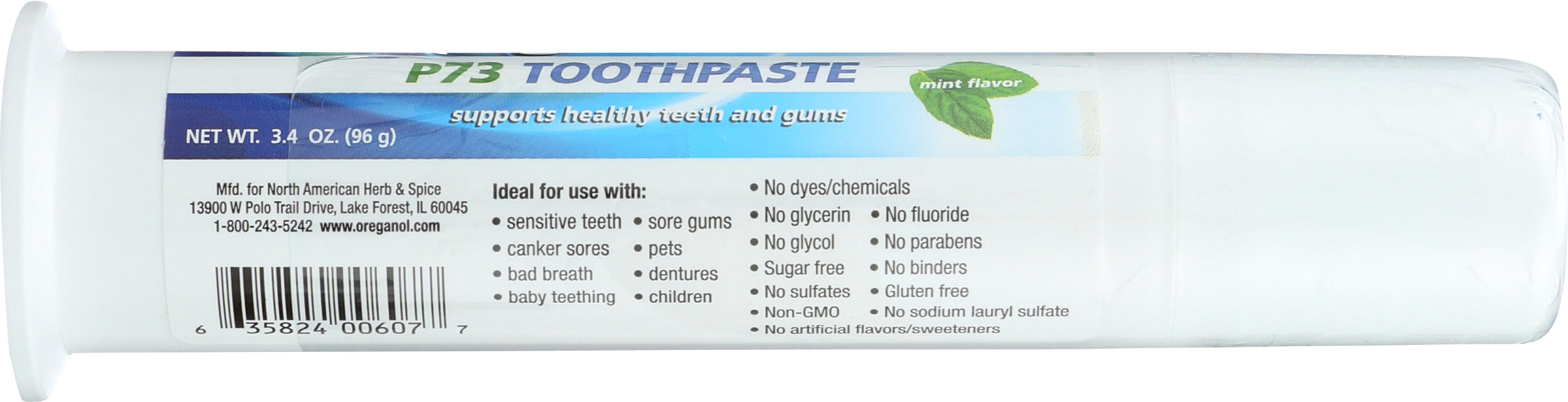 OregaFresh P73 Toothpaste, 3.4 oz
