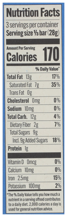 Peppermint Cream 70% Dark Chocolate Bar, Reg Org, 2.93 oz
