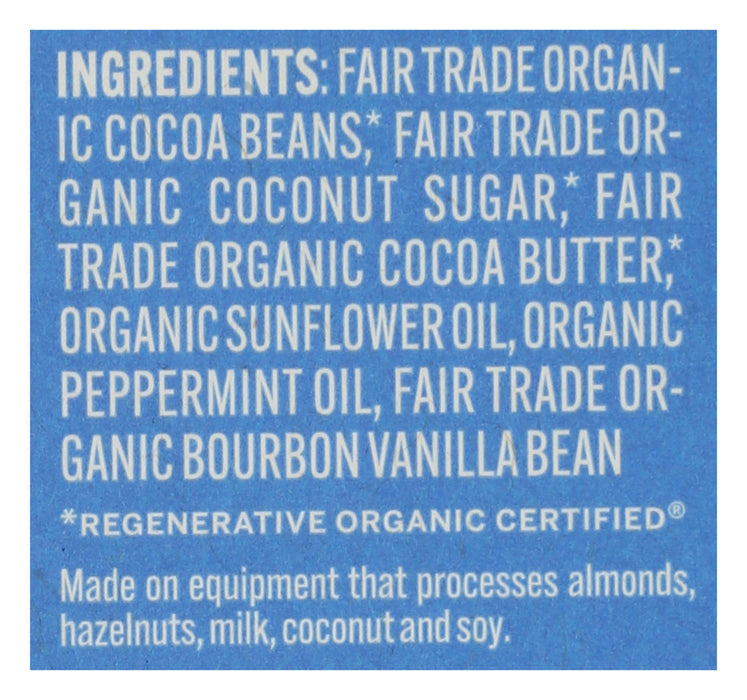 Peppermint Cream 70% Dark Chocolate Bar, Reg Org, 2.93 oz