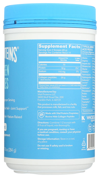 Collagen Peptides, Unflavored, 10 oz