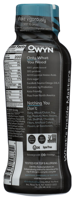 Plant Protein Shake Elite 35g, Vanilla, 12 fl oz