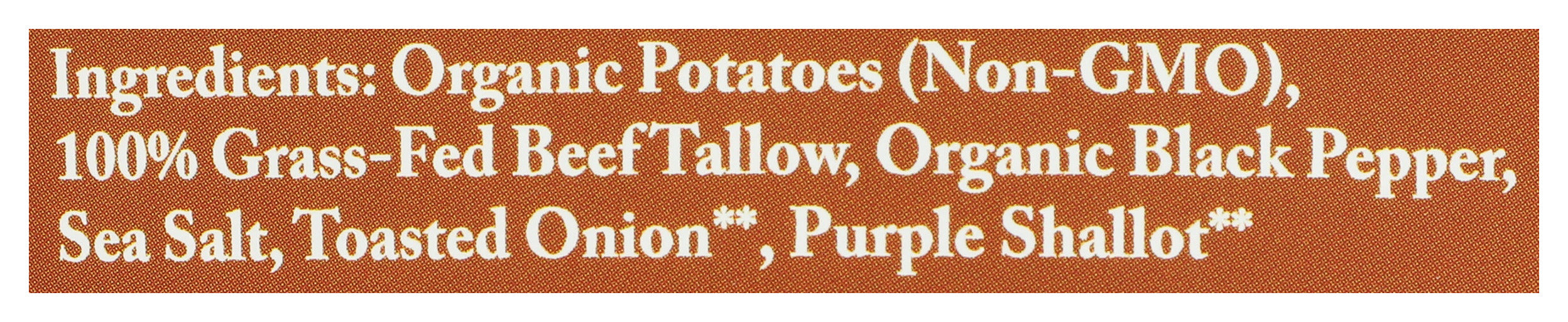 Potato Chips Tallow/No Seed Oil, French Onion, 5 oz