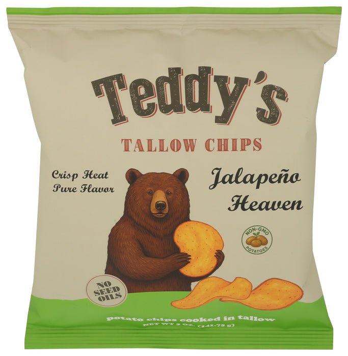 Potato Chips, No Seed Oil, Jalapeno, 5 oz