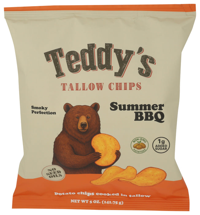 Potato Chips, No Seed Oil, Summer BBQ, 5 oz