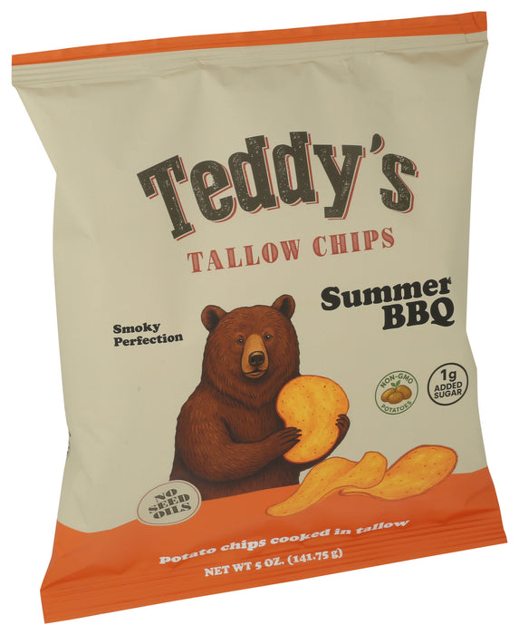 Potato Chips, No Seed Oil, Summer BBQ, 5 oz