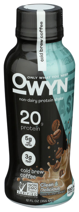 Protein Shake 20g, Cold Brew Coffee, 12 fl oz