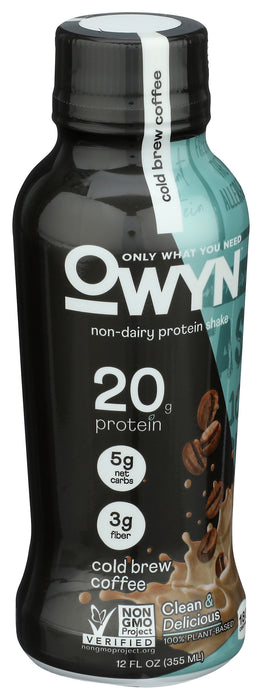 Protein Shake 20g, Cold Brew Coffee, 12 fl oz