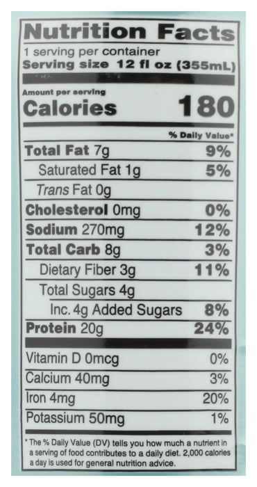 Protein Shake 20g, Cold Brew Coffee, 12 fl oz