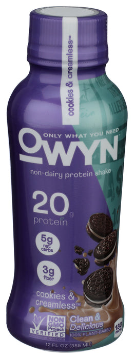 Protein Shake 20g, Cookies & Creamless, 12 fl oz