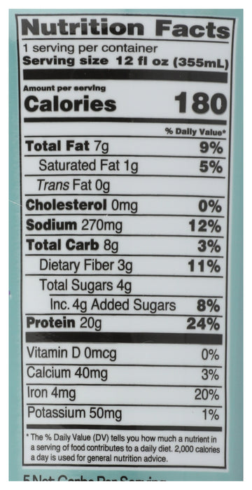 Protein Shake 20g, Cookies & Creamless, 12 fl oz