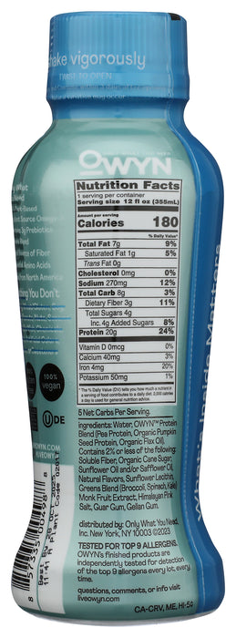 Protein Shake 20g, Vanilla, 12 fl oz