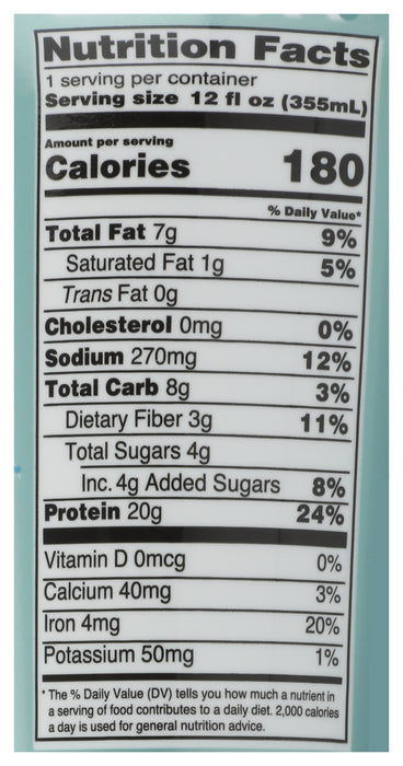 Protein Shake 20g, Vanilla, 12 fl oz