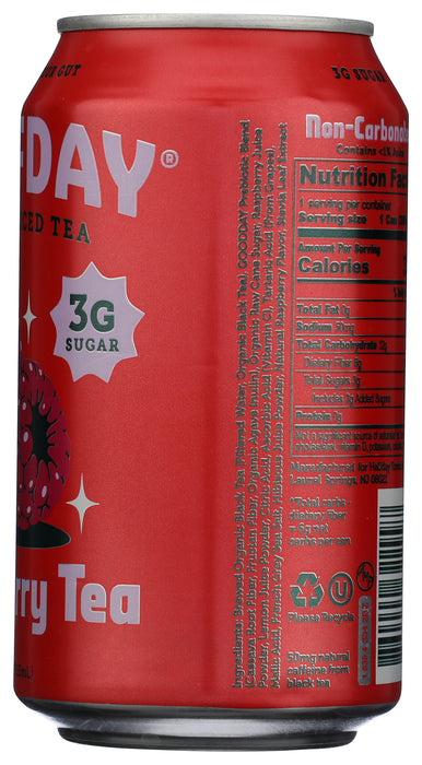 Raspberry Ice Tea, Prebiotic Tea, 12 fl oz