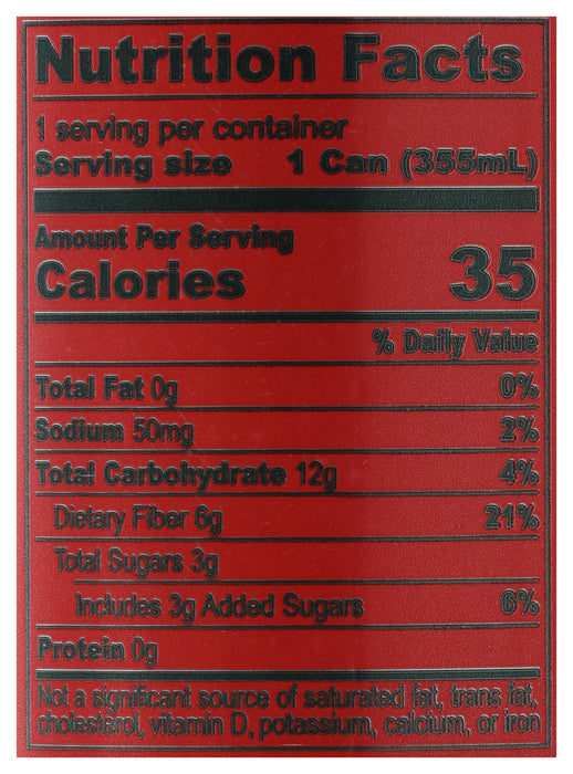 Raspberry Ice Tea, Prebiotic Tea, 12 fl oz