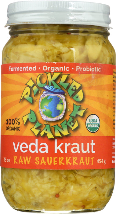 Raw Sauerkraut, Veda Kraut, Org, 16 oz