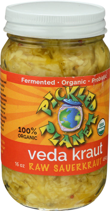 Raw Sauerkraut, Veda Kraut, Org, 16 oz
