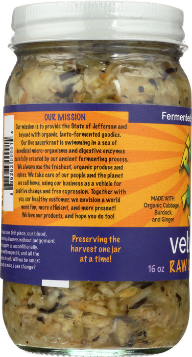 Raw Sauerkraut, Velvet Sea, 16 oz