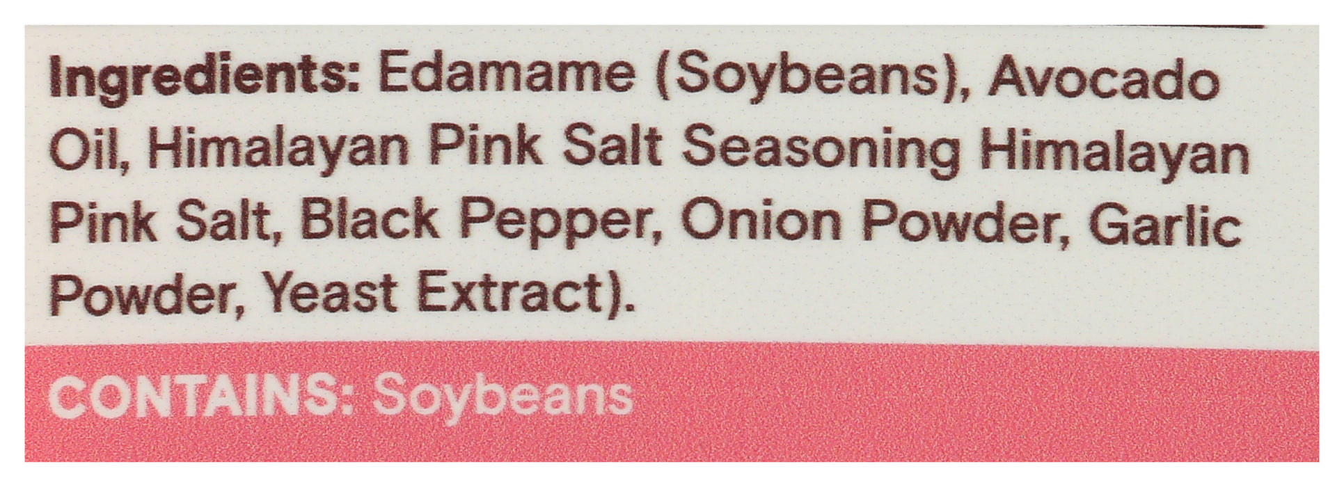 Roasted Edamame, Himalayan Pink Salt, 4.755 oz