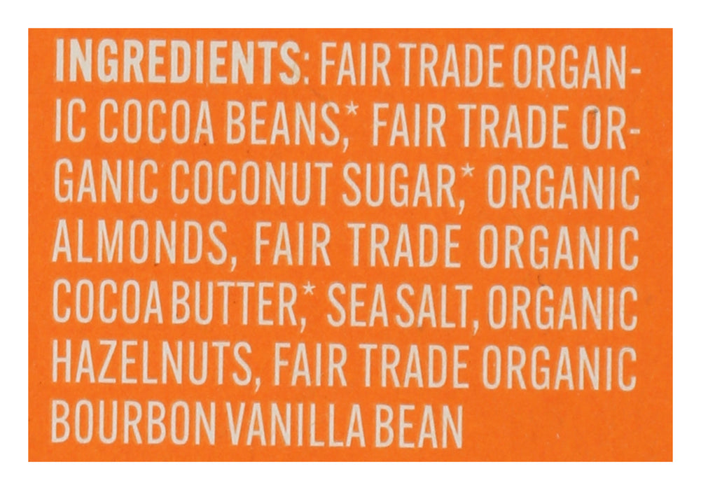 Salted Almond 70% Dark Chocolate Bar, Reg Org, 2.93 oz