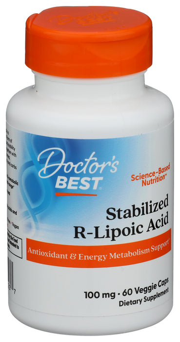 Stabilized R-Lipoic Acid 100 mg, 60 vcap