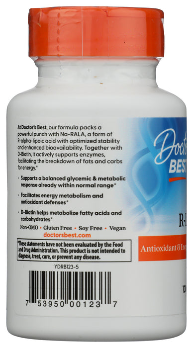 Stabilized R-Lipoic Acid 100 mg, 60 vcap