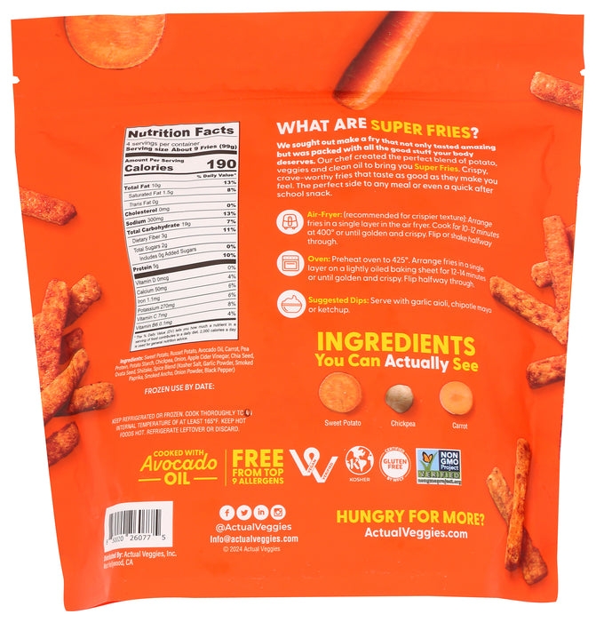 Sweet Potato Super Fries, No Seed Oil, 14 oz