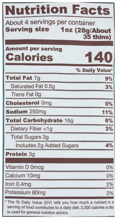 Tasty Thins, Hawaiian BBQ, GF, 4 oz