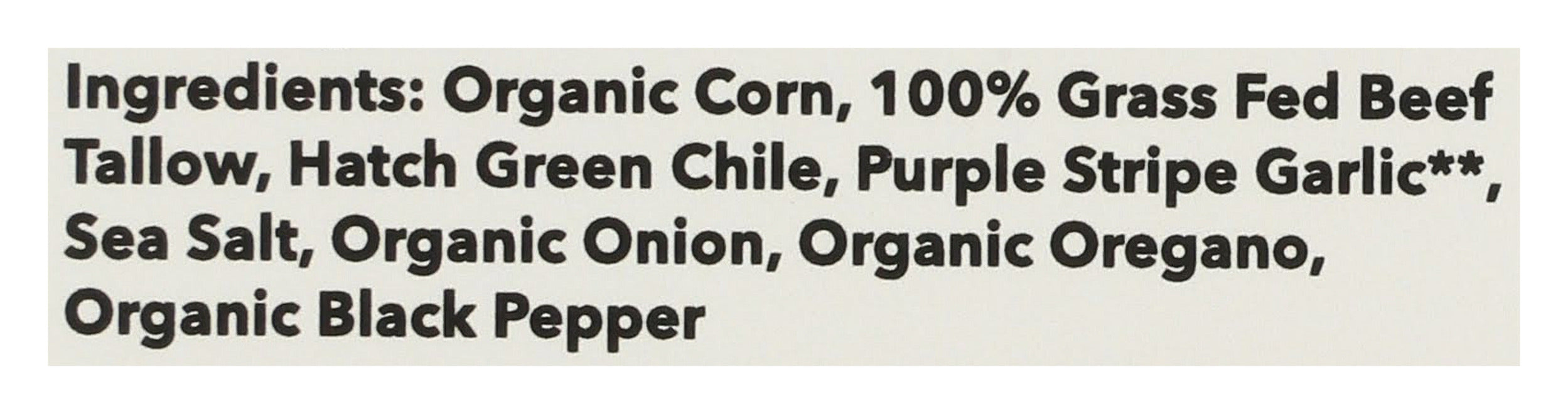 Torilla Chips Tallow/No Seed Oil, Hatch Chile, 5 oz