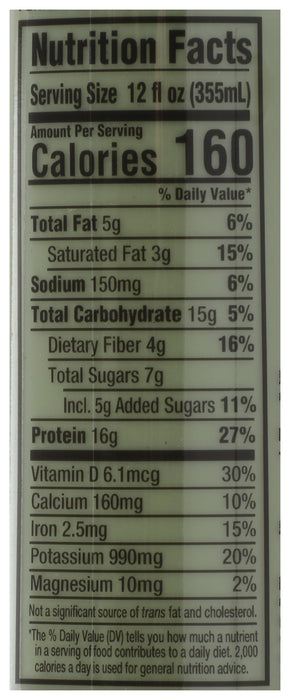 Tropical Greens Protein Shake, Org, 12 fl oz