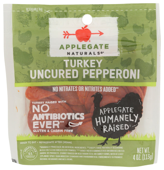 Uncured Turkey Pepperoni, 4 oz