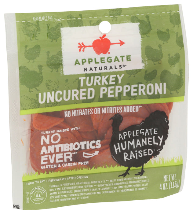 Uncured Turkey Pepperoni, 4 oz