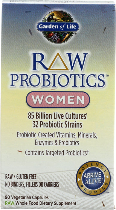 Raw Probiotics, Women, 90 cap