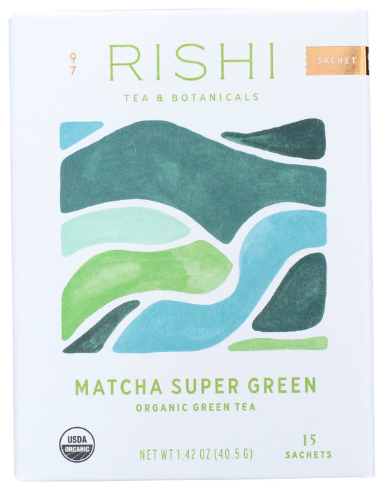 Matcha Super Green Tea, Org, 15 tbag