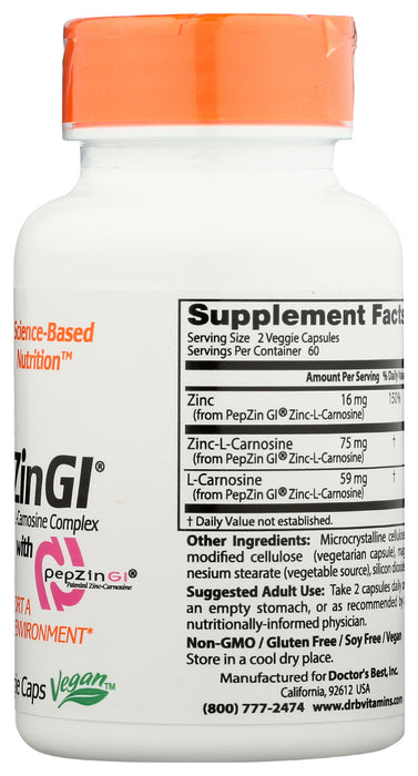 Zinc-L-Carnosine Complex, 120 vcap