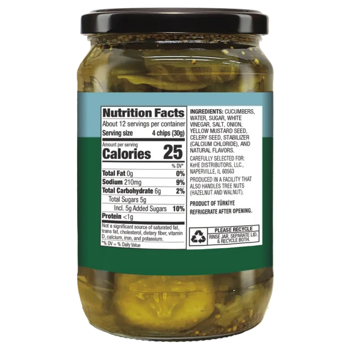 Bread & Butter Pickle Chips, 24.3 fl oz