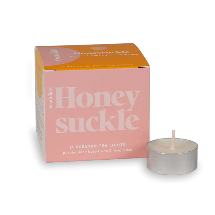 Candle, Tea Lights, Honeysuckle, 16 ct