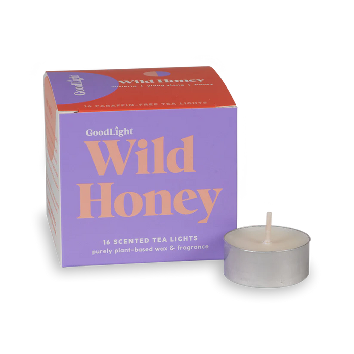 Candle, Tea Lights, Wild Honey, 16 ct