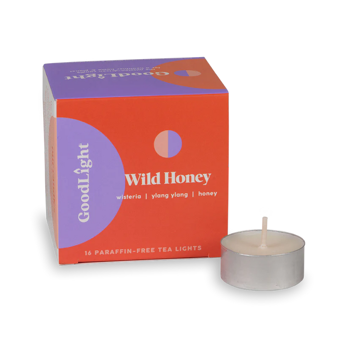 Candle, Tea Lights, Wild Honey, 16 ct