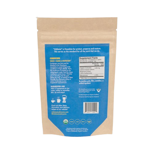 Cordyceps Mushroom Powder Extract, Org,  3.5 oz