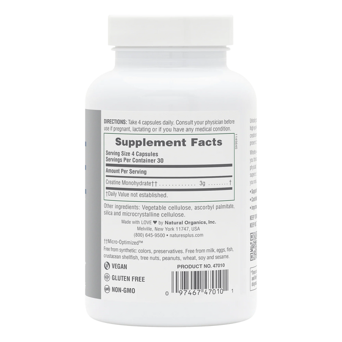 Creatine Micro-Optimized, 120 cap