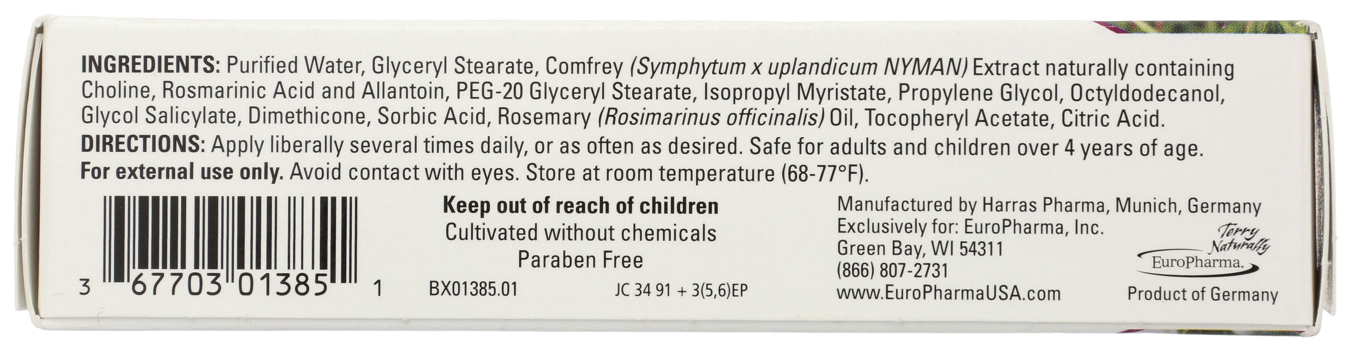 Traumaplant Comfrey Cream, 1.76 oz