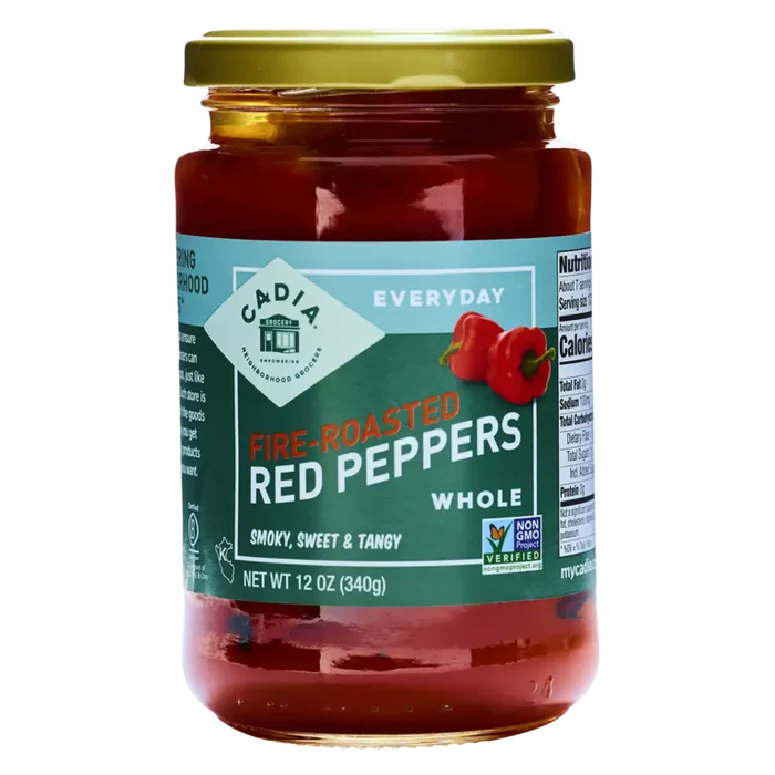 Fire-Roasted Red Pepper Whole, 12 oz